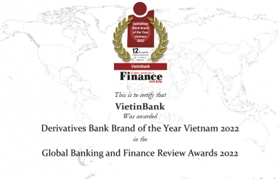 VietinBank – Ngân hàng tiêu biểu về cung ứng sản phẩm phái sinh tại Việt Nam năm 2022