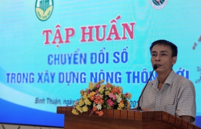 Bình Thuận tập huấn chuyển đổi số trong xây dựng nông thôn mới