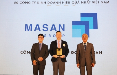 Masan 10 năm được vinh danh TOP50 Công ty kinh doanh hiệu quả nhất Việt Nam